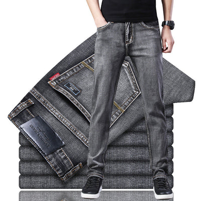 Men's Small Feet Stretch All-match Loose Casual Jeans - Jeans Junction Online