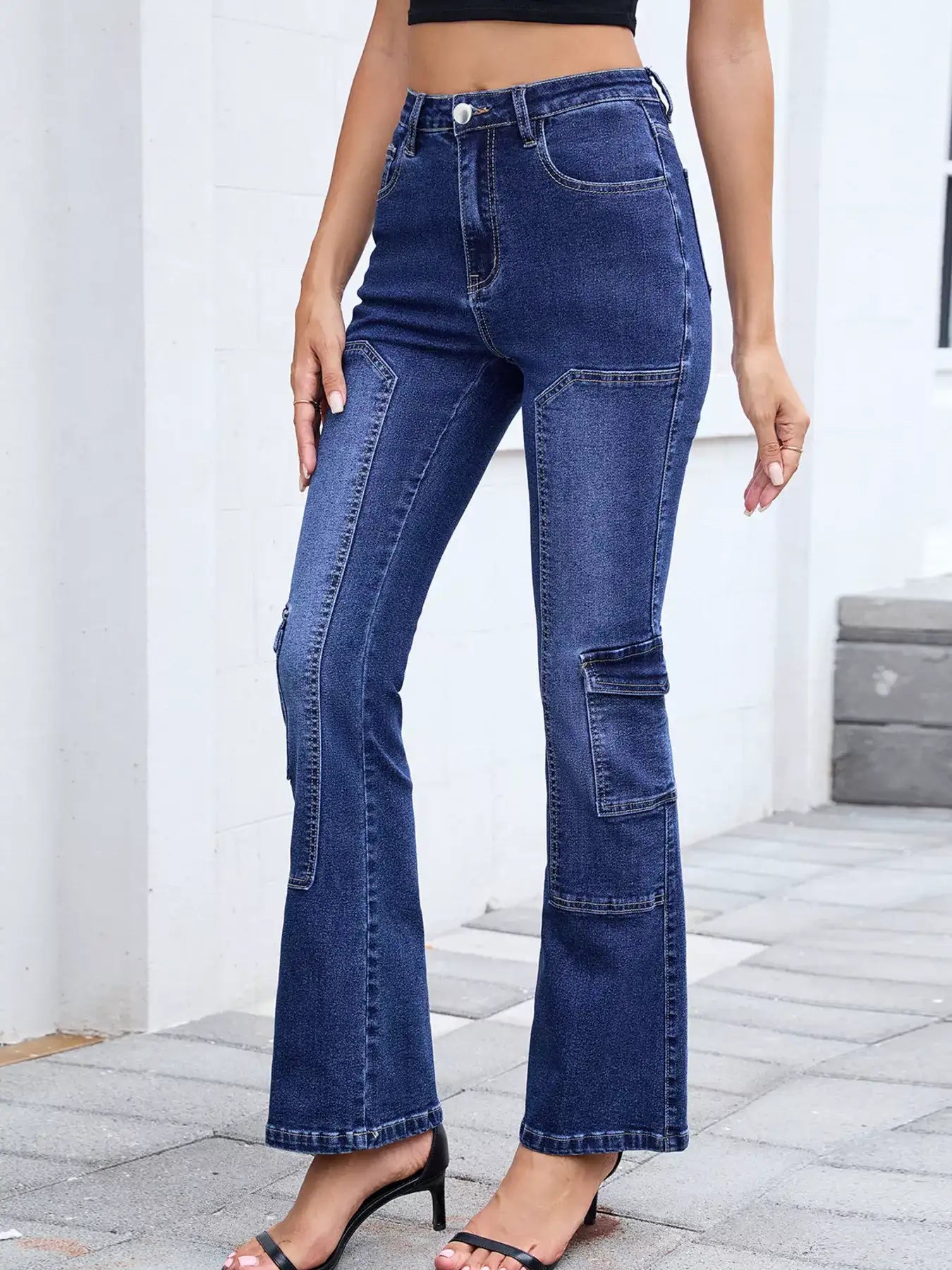 High-Waisted Bootcut Jeans - Jeans Junction Online