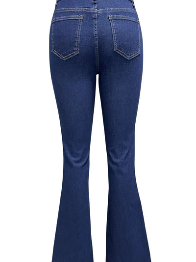 Flare Jeans with Pockets - Jeans Junction Online