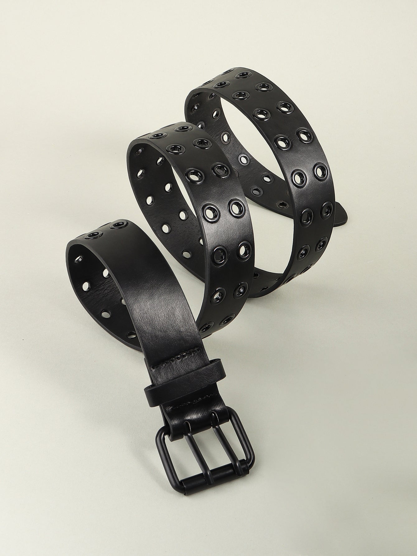 Grommet PU Leather Belt - Jeans Junction Online