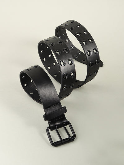 Grommet PU Leather Belt - Jeans Junction Online
