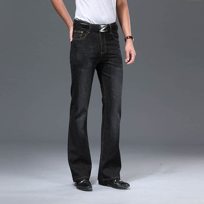 Men's Flared Long Loose Fit Jeans - Jeans Junction Online