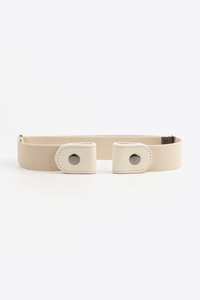PU Elastic Snap Closure Belt - Jeans Junction Online