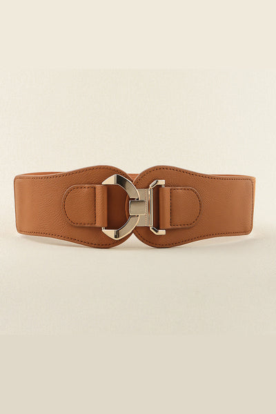 Alloy Buckle Elastic Belt - Jeans Junction Online
