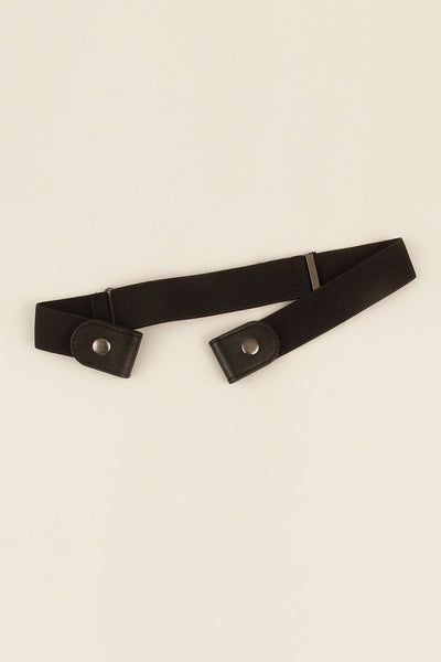 PU Elastic Snap Closure Belt - Jeans Junction Online