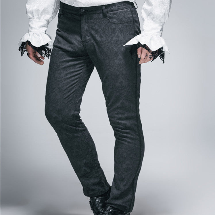Men's Gothic Fashion Straight Waist Casual Pants - Jeans Junction Online