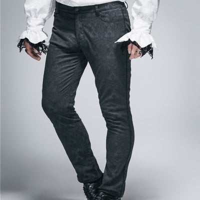 Men's Gothic Fashion Straight Waist Casual Pants - Jeans Junction Online