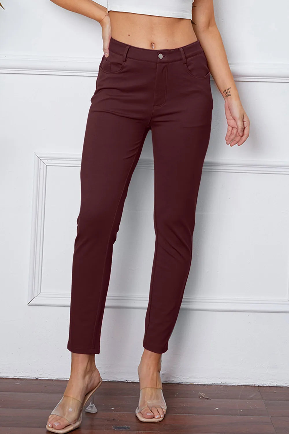 StretchyStitch Pants by Basic Bae - Jeans Junction Online