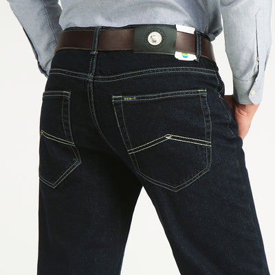 Men's Retro High-rise Loose Straight-leg Jeans - Jeans Junction Online