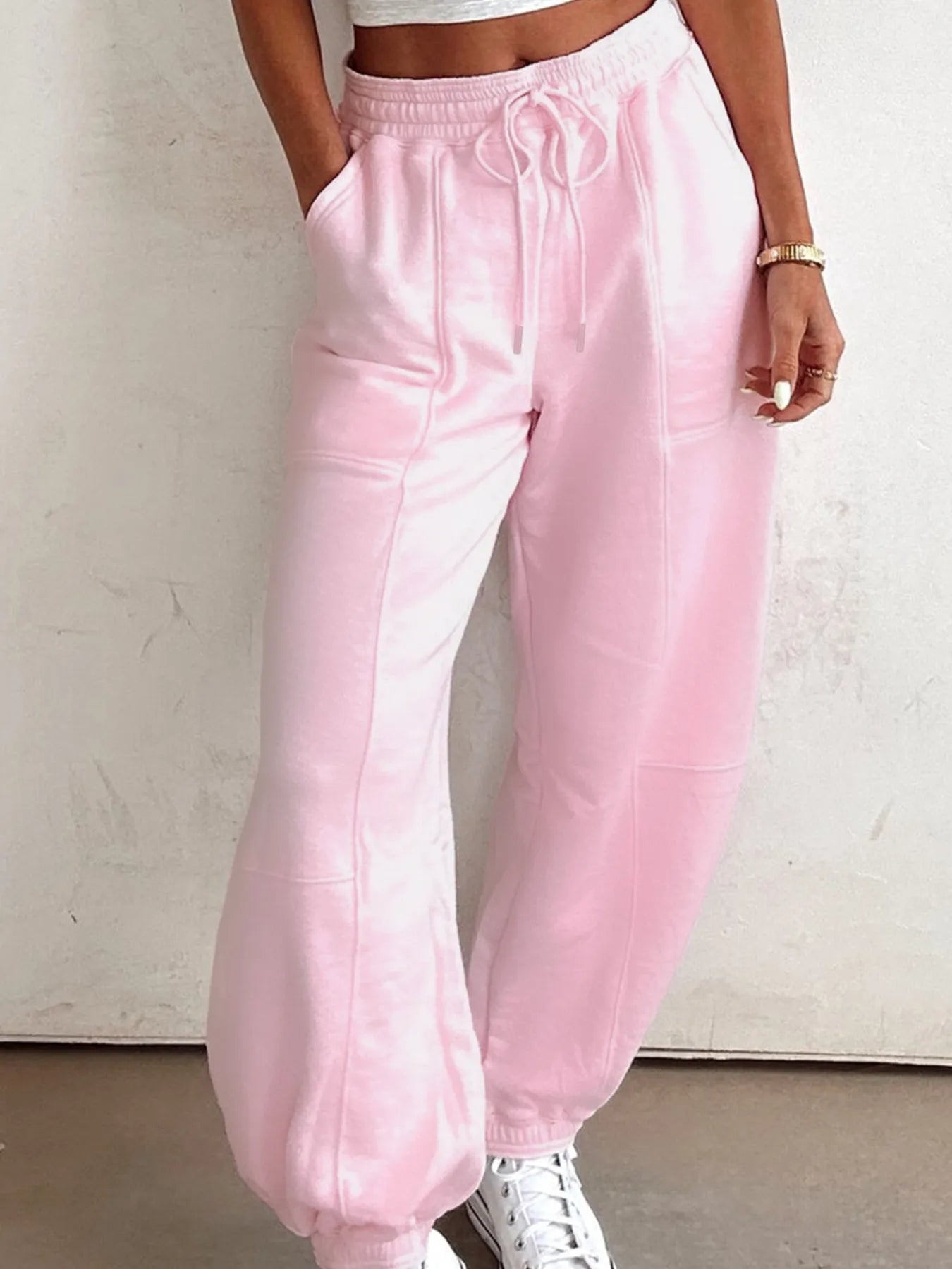 Casual Drawstring Sweatpants - Jeans Junction Online