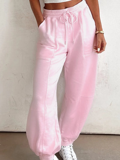 Casual Drawstring Sweatpants - Jeans Junction Online