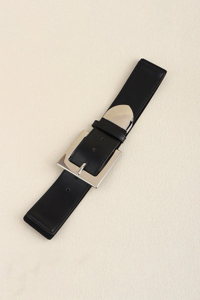 Zinc Alloy Buckle PU Leather Belt - Jeans Junction Online
