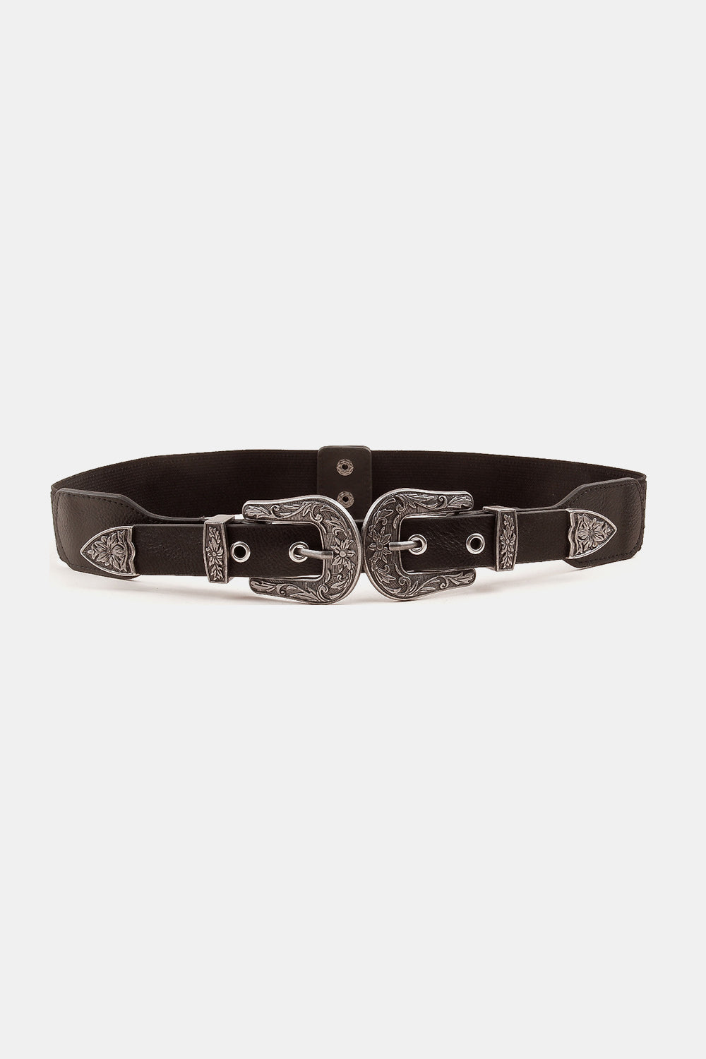 Symmetrical Zinc Alloy Buckle PU Leather Belt - Jeans Junction Online