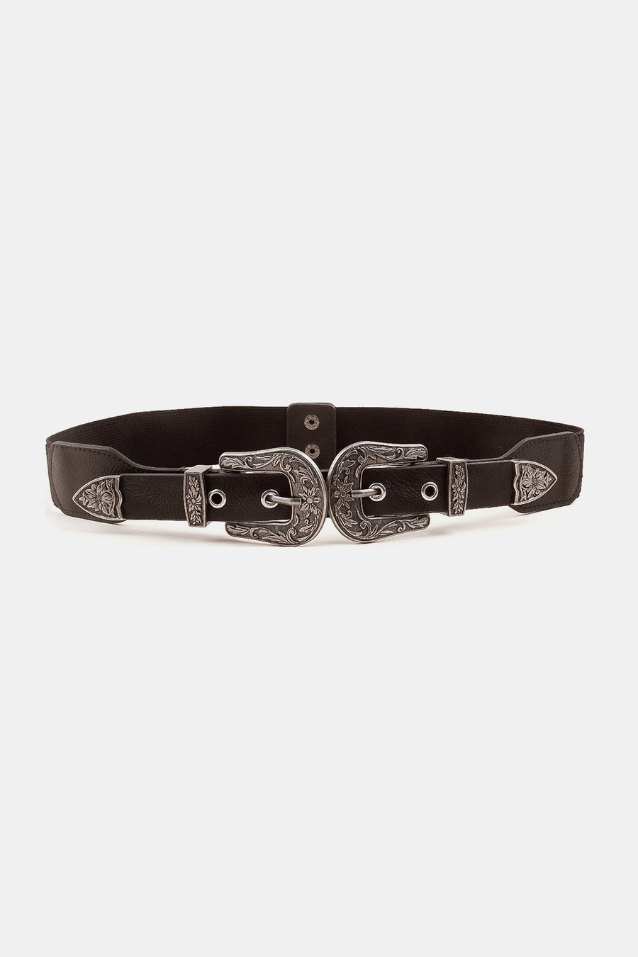 Symmetrical Zinc Alloy Buckle PU Leather Belt - Jeans Junction Online 