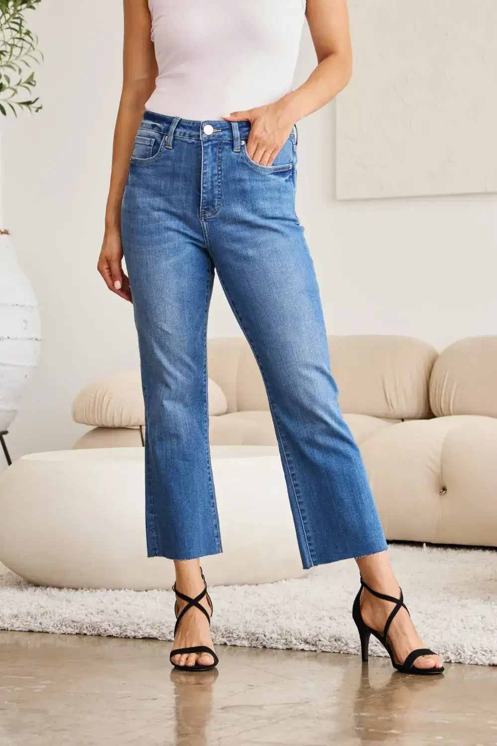 RFM Mini Mia Full Size Tummy Control High Waist Jeans - Jeans Junction Online