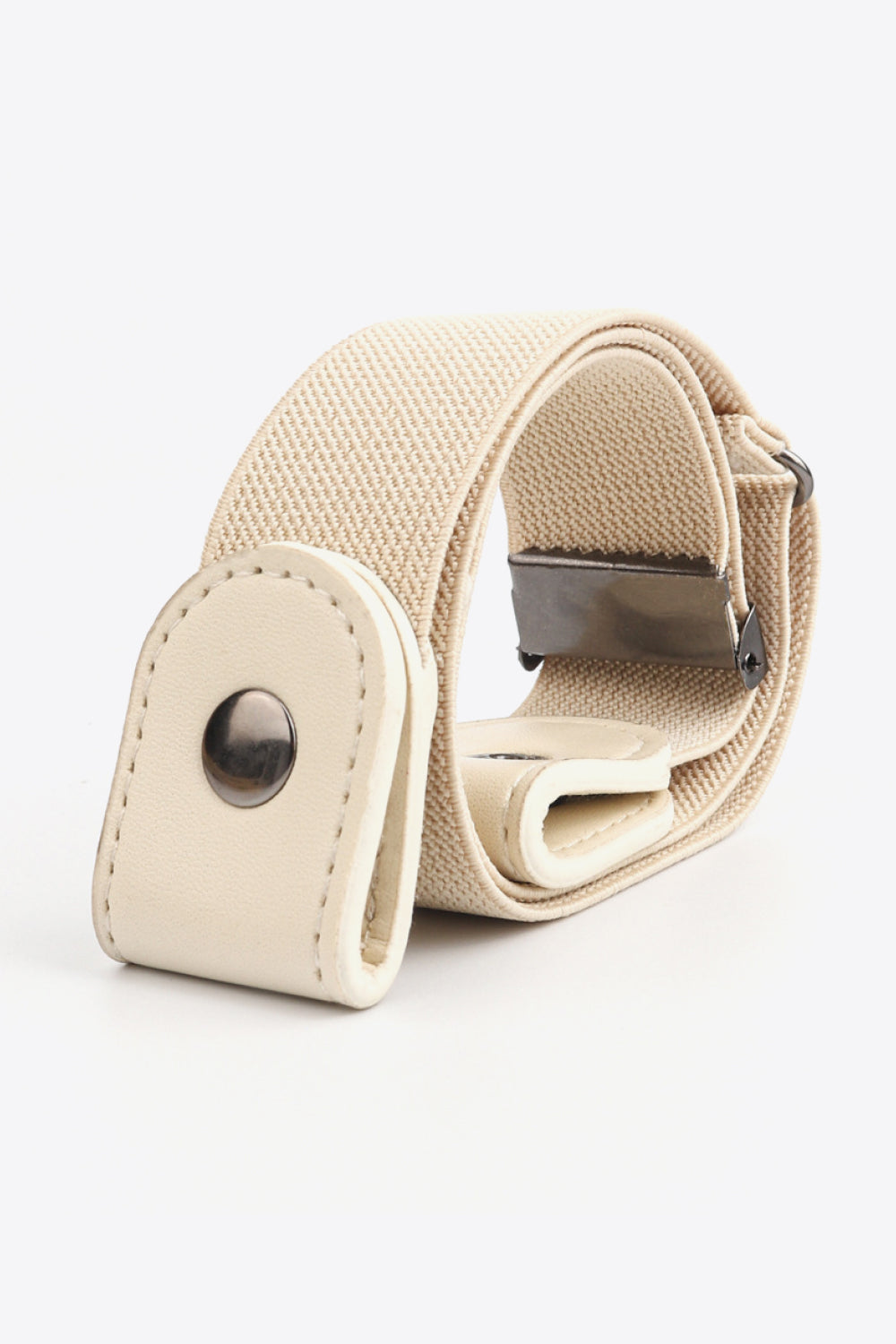 PU Elastic Snap Closure Belt - Jeans Junction Online