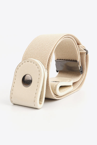 PU Elastic Snap Closure Belt - Jeans Junction Online