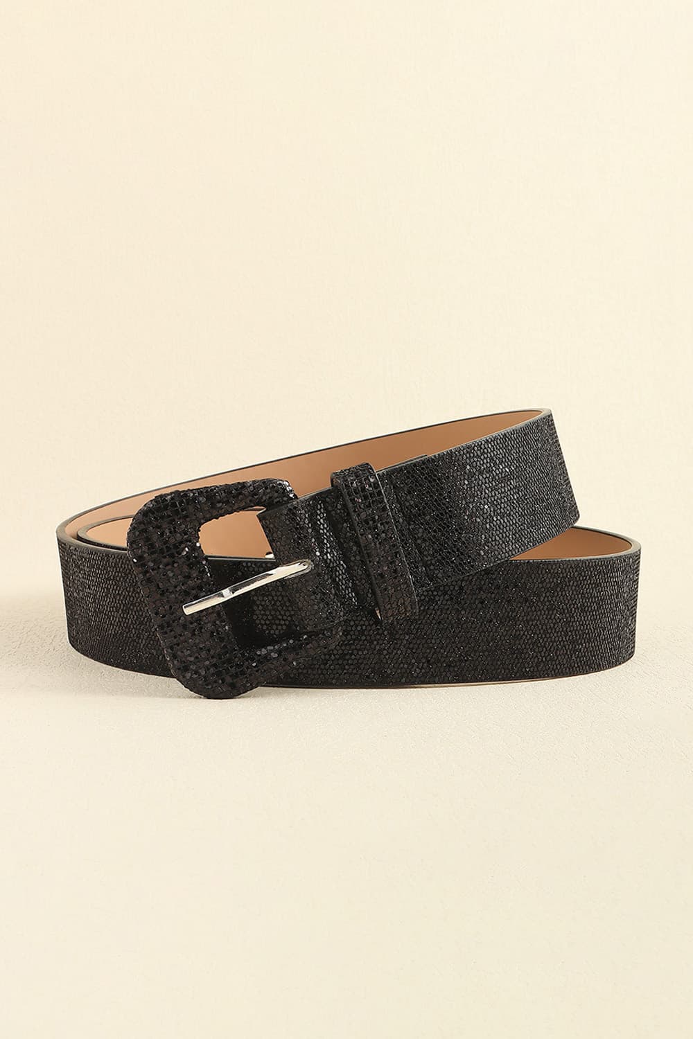 Glitter PU Leather Belt - Jeans Junction Online