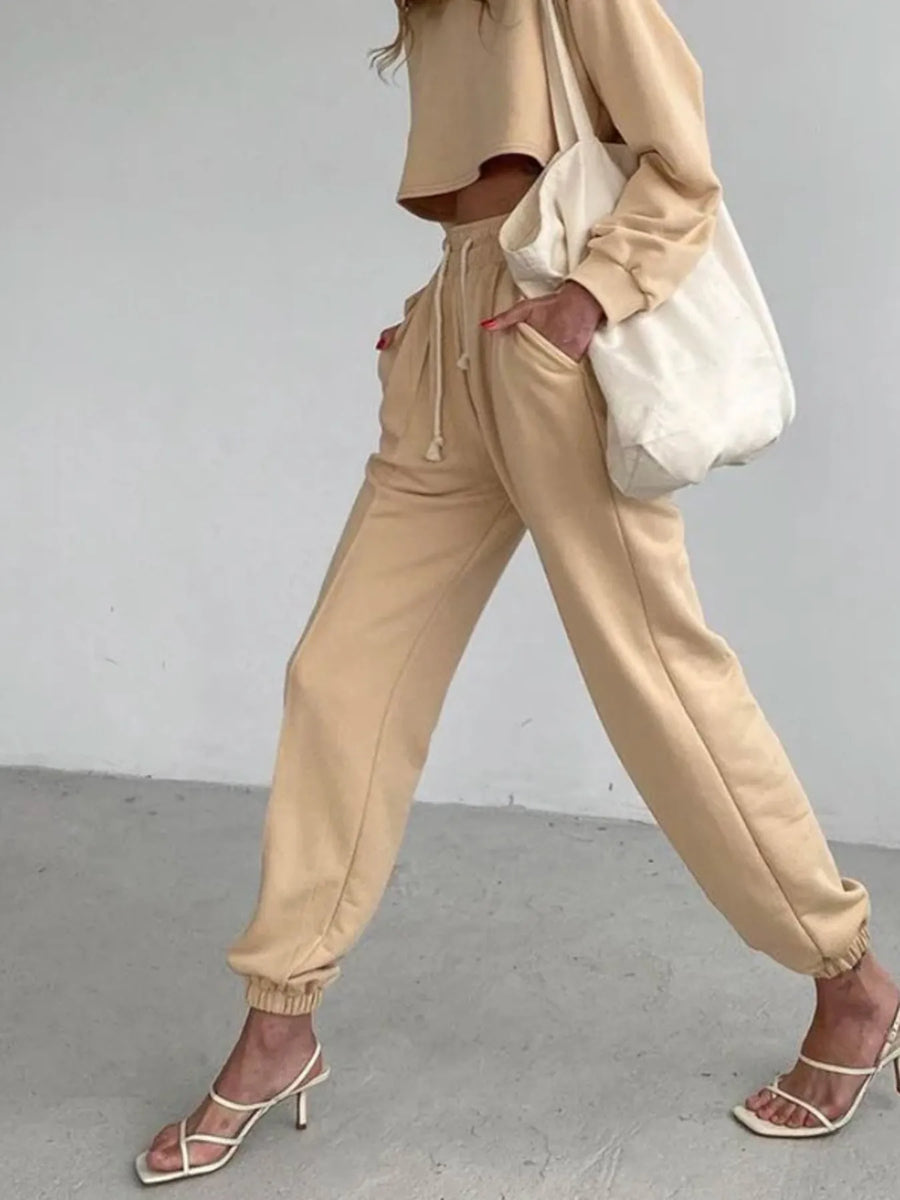 Casual Drawstring Jogger Pants - Jeans Junction Online 