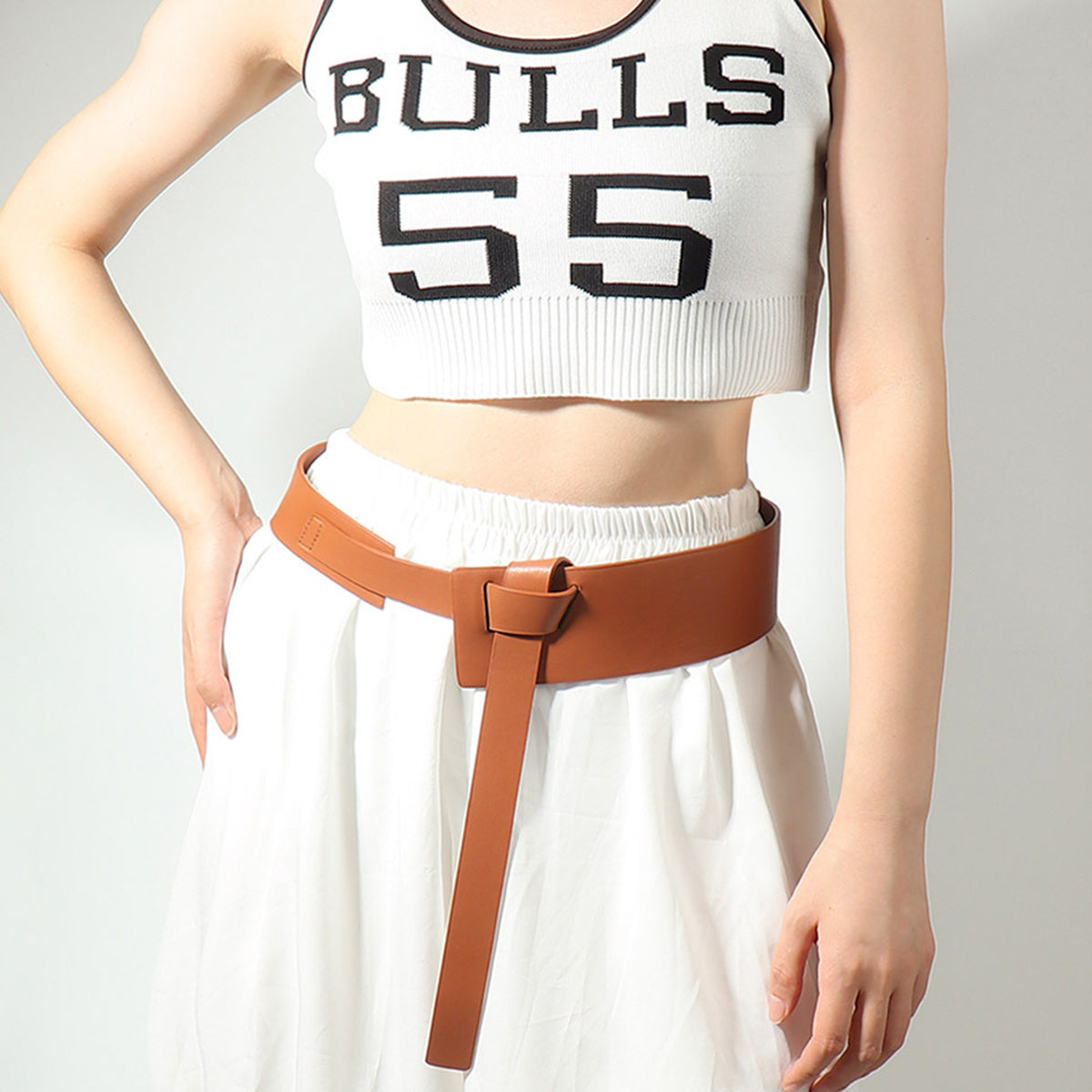 Knot Detail PU Belt - Jeans Junction Online