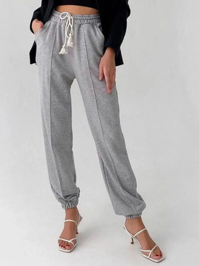 Casual Drawstring Jogger Pants - Jeans Junction Online