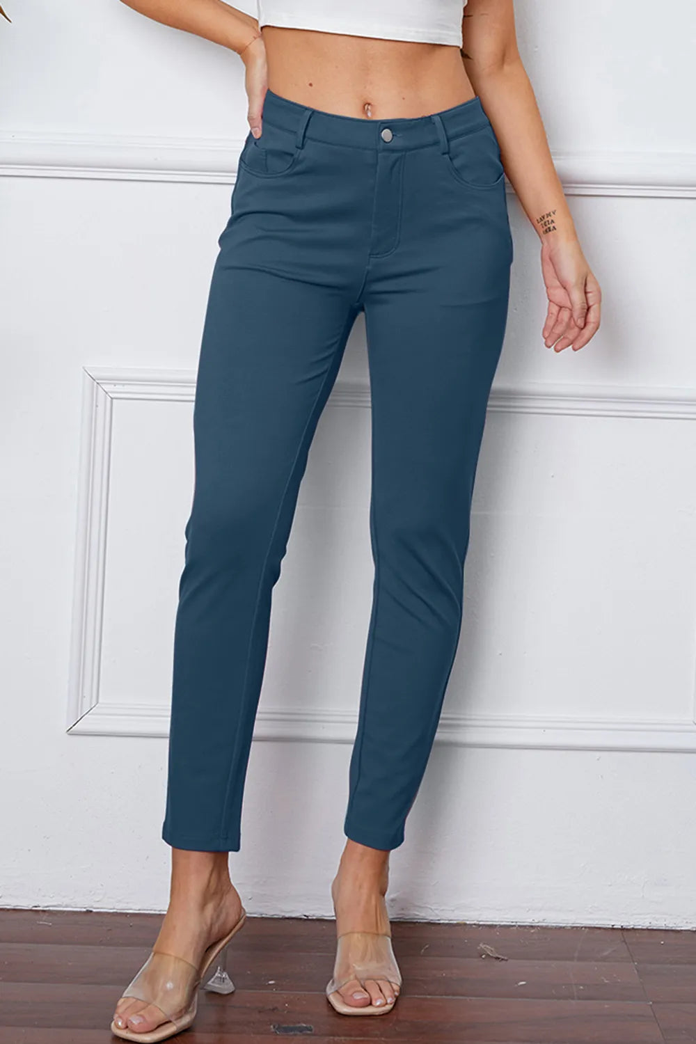 StretchyStitch Pants by Basic Bae - Jeans Junction Online