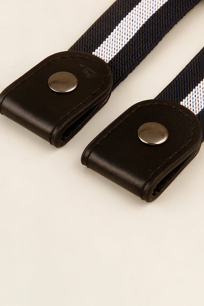 PU Elastic Snap Closure Belt - Jeans Junction Online