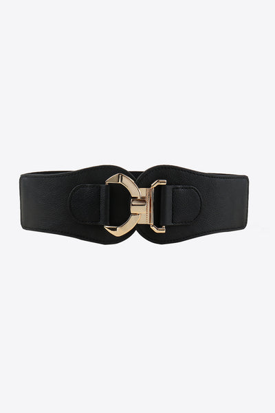 Alloy Buckle Elastic Belt - Jeans Junction Online