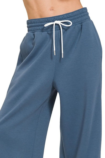 Zenana Scuba Drawstring Pants - Jeans Junction Online