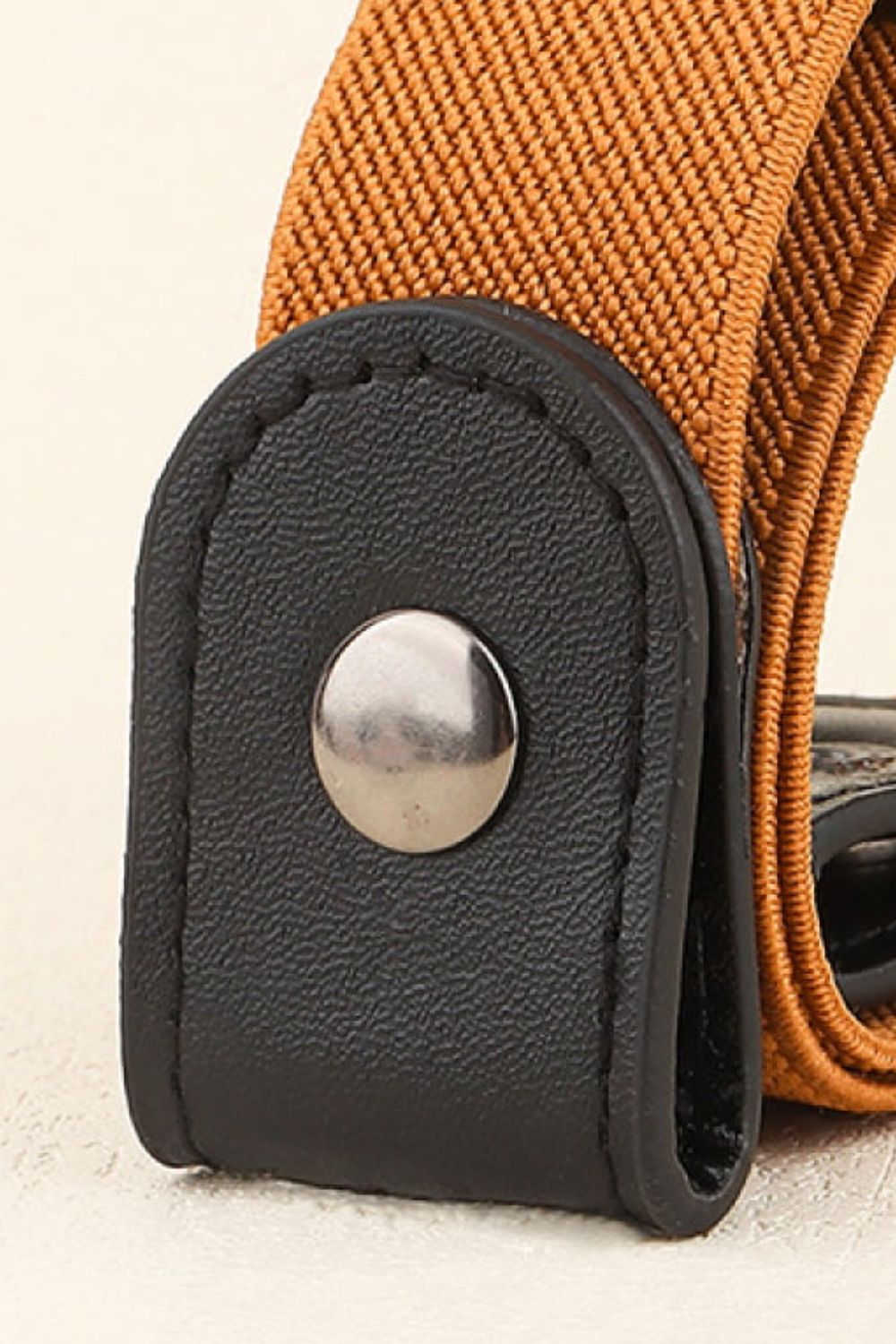 PU Elastic Snap Closure Belt - Jeans Junction Online