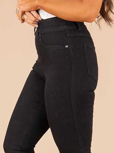 Full Size High-Waisted Flare Jeans Plus Size - Jeans Junction Online