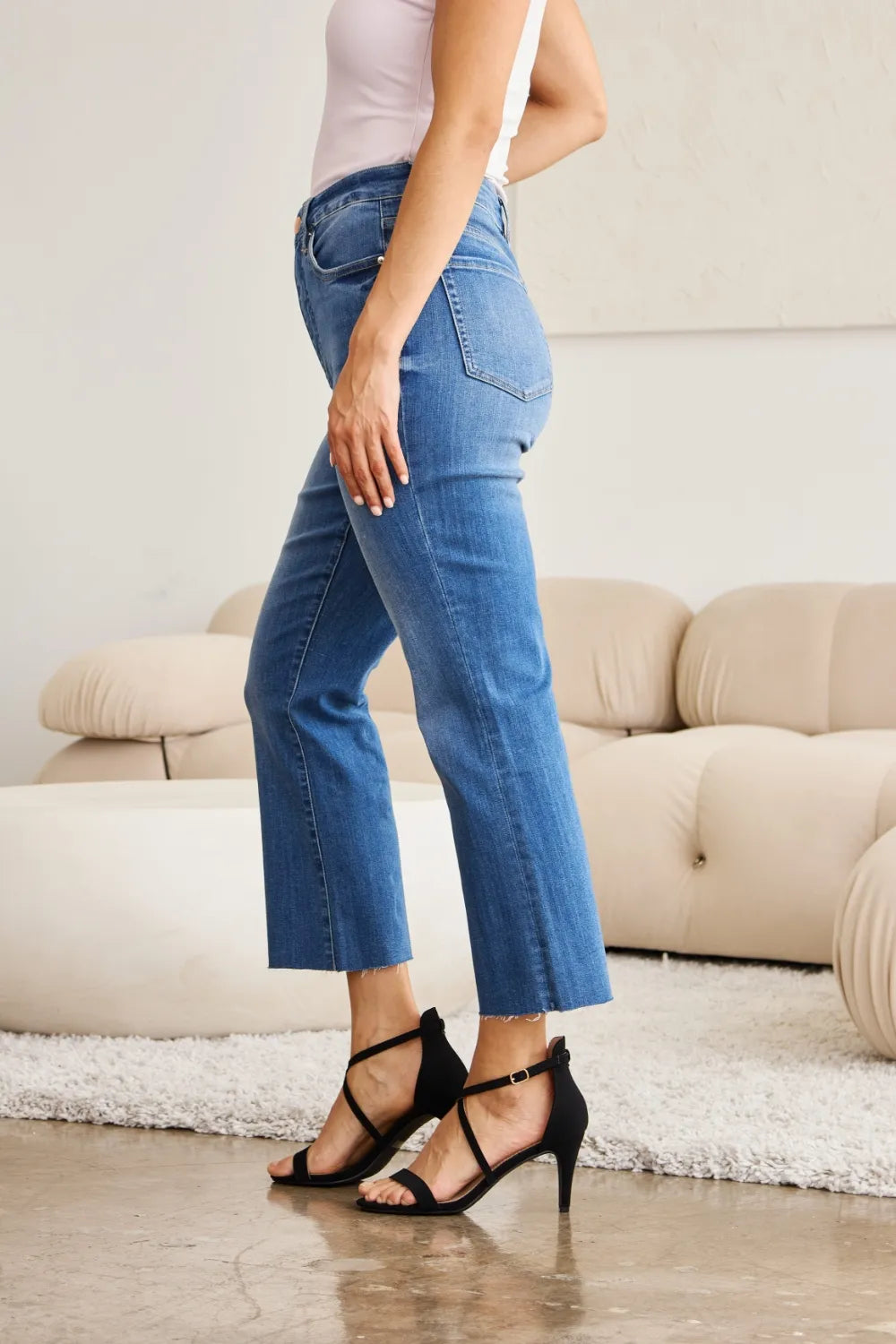 RFM Mini Mia Full Size Tummy Control High Waist Jeans - Jeans Junction Online
