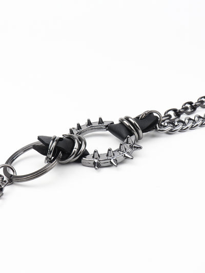 Punk Aluminium Chain Belt - Jeans Junction Online