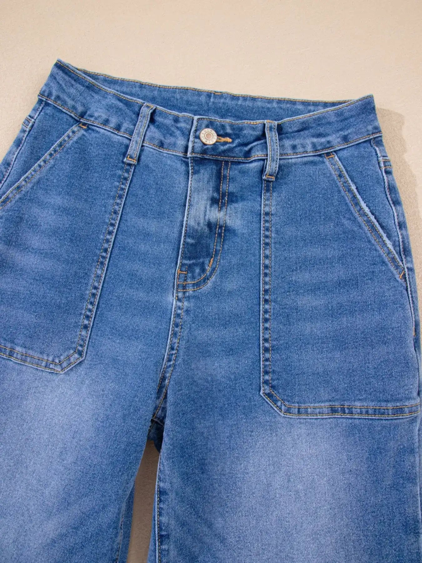 High-Waisted Wide Leg Flare Jeans - Jeans Junction Online