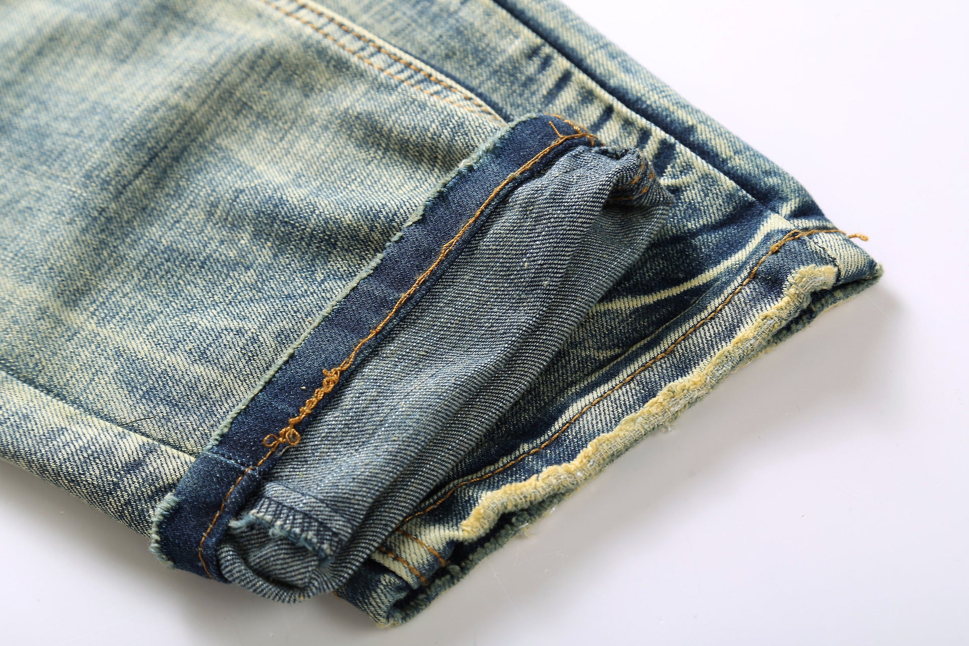 Destruction Print Men's Pants Mid-rise Jeans - Jeans Junction Online