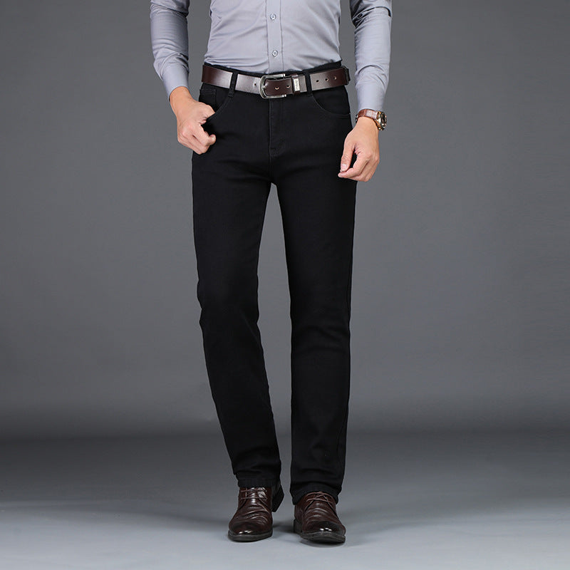 Men's Casual Straight Stretch Long Pants - Jeans Junction Online 