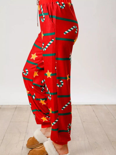 Christmas Long Sleeve Top and Pants Lounge Set - Jeans Junction Online