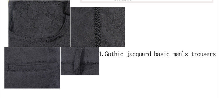 Men's Gothic Fashion Straight Waist Casual Pants - Jeans Junction Online