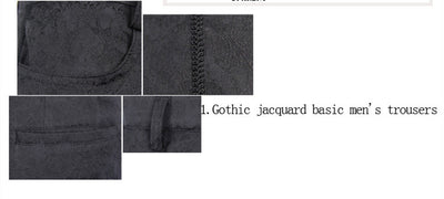 Men's Gothic Fashion Straight Waist Casual Pants - Jeans Junction Online