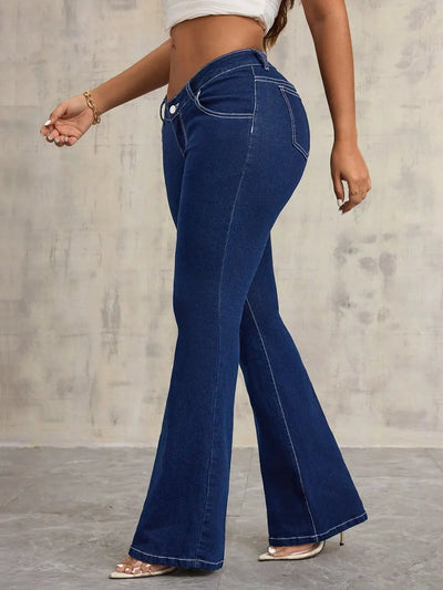 Flare Jeans with Pockets - Jeans Junction Online