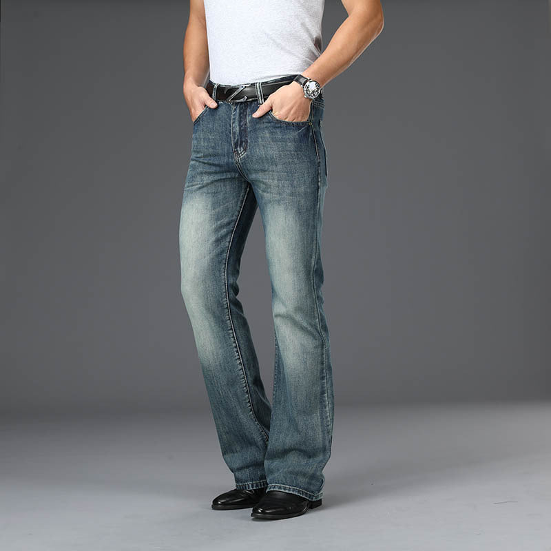 Men's Flared Long Loose Fit Jeans - Jeans Junction Online