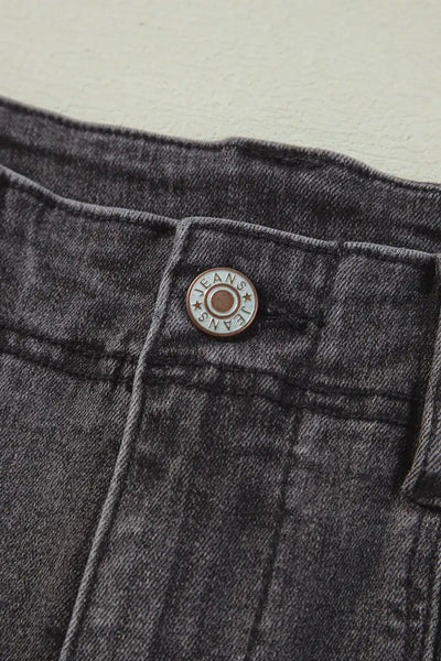 High-Waisted Wide-Leg Vintage Wash Jeans - Jeans Junction Online