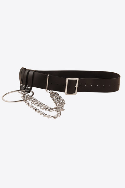 PU Belt with Chain - Jeans Junction Online