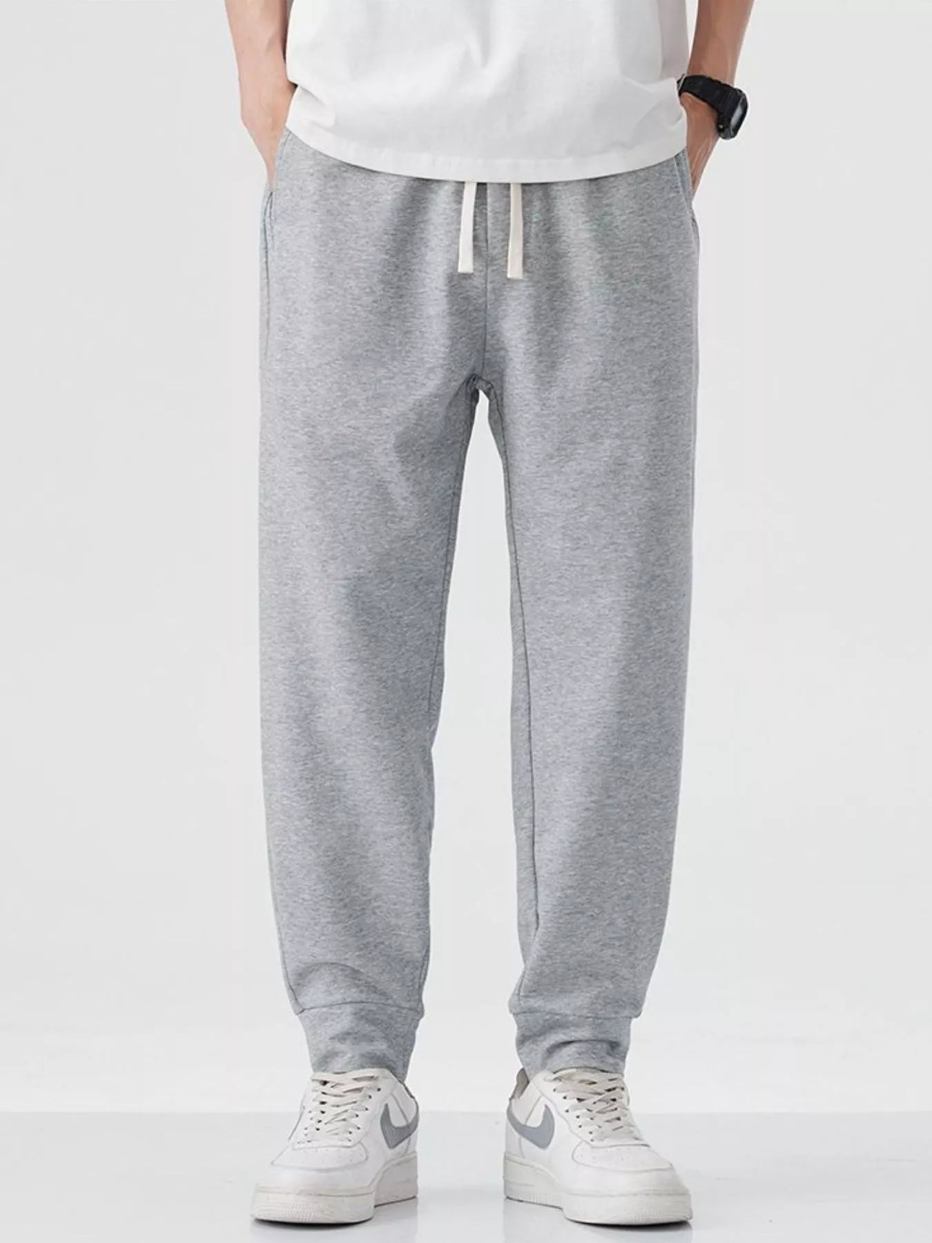 Men's Casual Drawstring Joggers - Jeans Junction Online