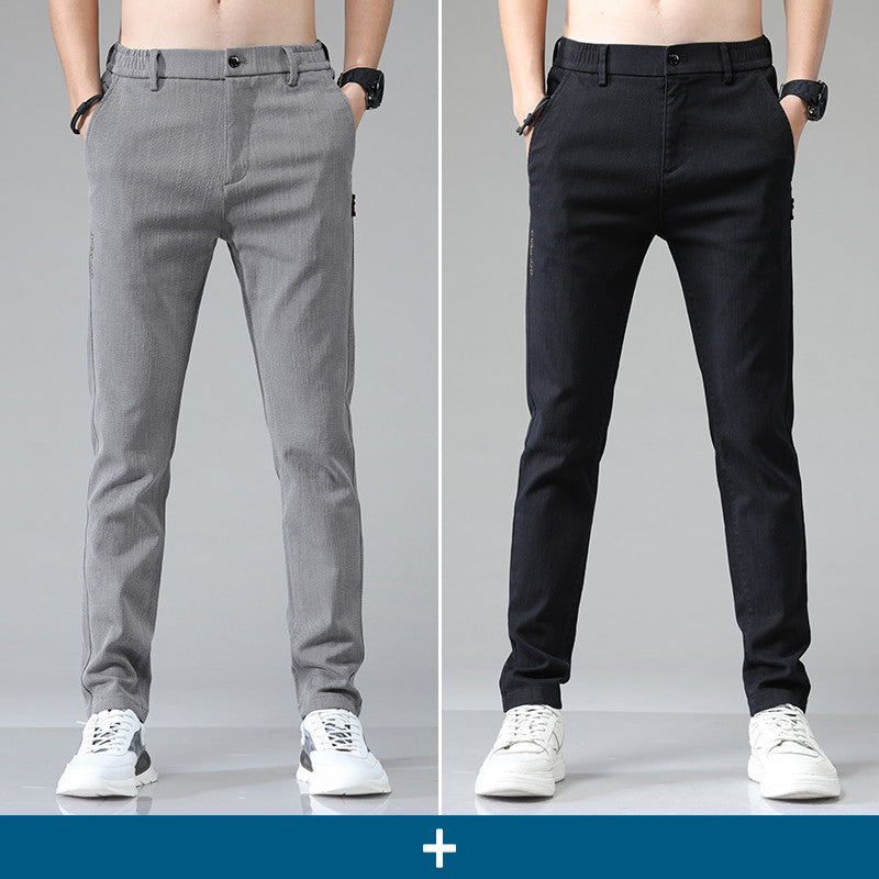 Men's Fashion Loose Straight Casual Jeans - Jeans Junction Online