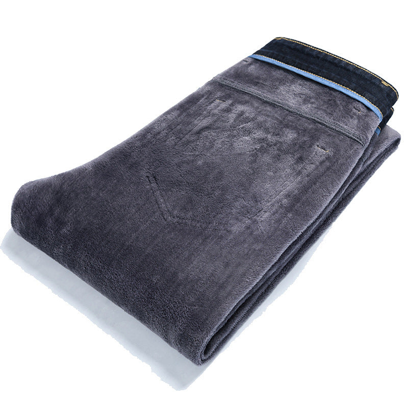 Middle-aged And Elderly Thick Winter Warm Trousers - Jeans Junction Online