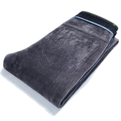 Middle-aged And Elderly Thick Winter Warm Trousers - Jeans Junction Online