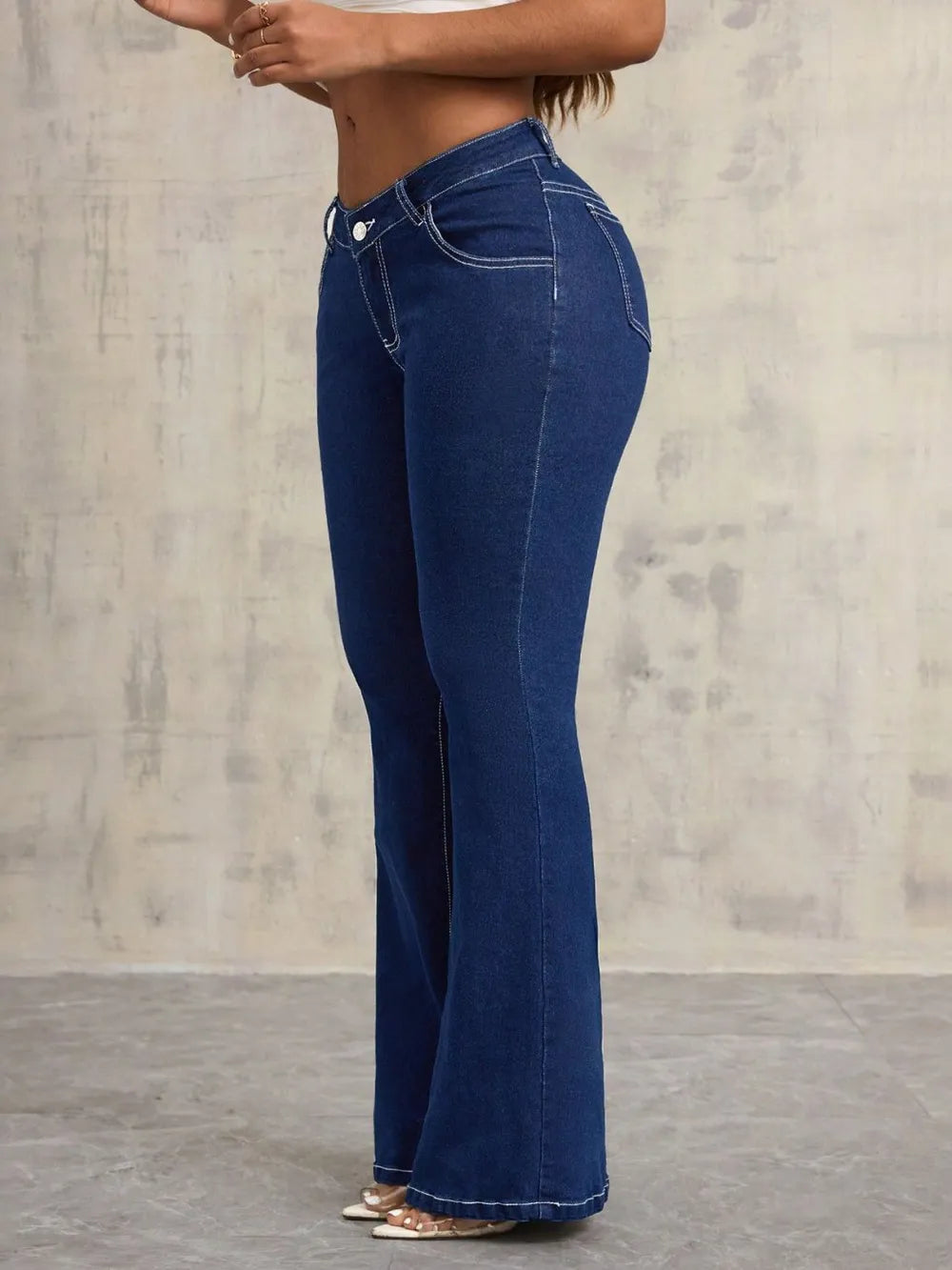 Flare Jeans with Pockets - Jeans Junction Online