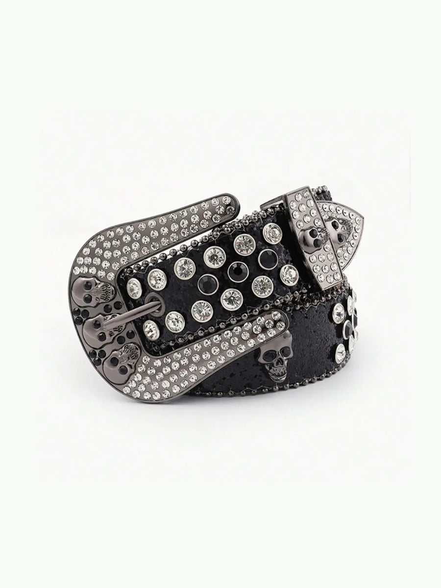 PU Leather Skull Belt - Jeans Junction Online 