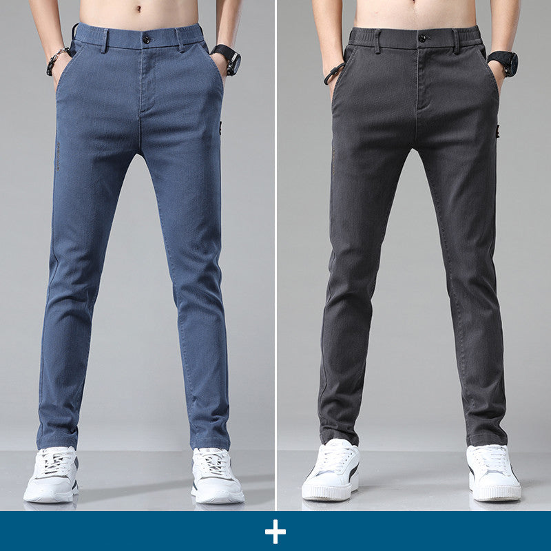 Men's Fashion Loose Straight Casual Jeans - Jeans Junction Online